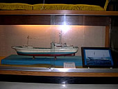 カツオ船の模型
