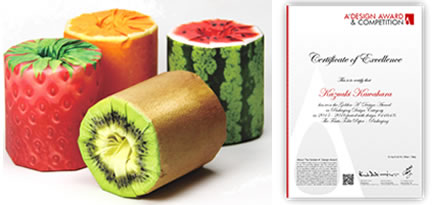 A’ Design Award 2016でGOLD(金賞)を受賞<br>株式会社ラトーナマーケティング(大岡) 「The Fruits Toilet Paper」