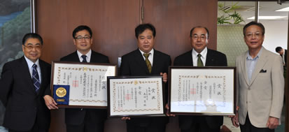 全国菓子大博覧会で褒賞 沼津菓子工業組合の3社(土井製菓株式会社、清水物産株式会社、有限会社御菓子処光来堂)