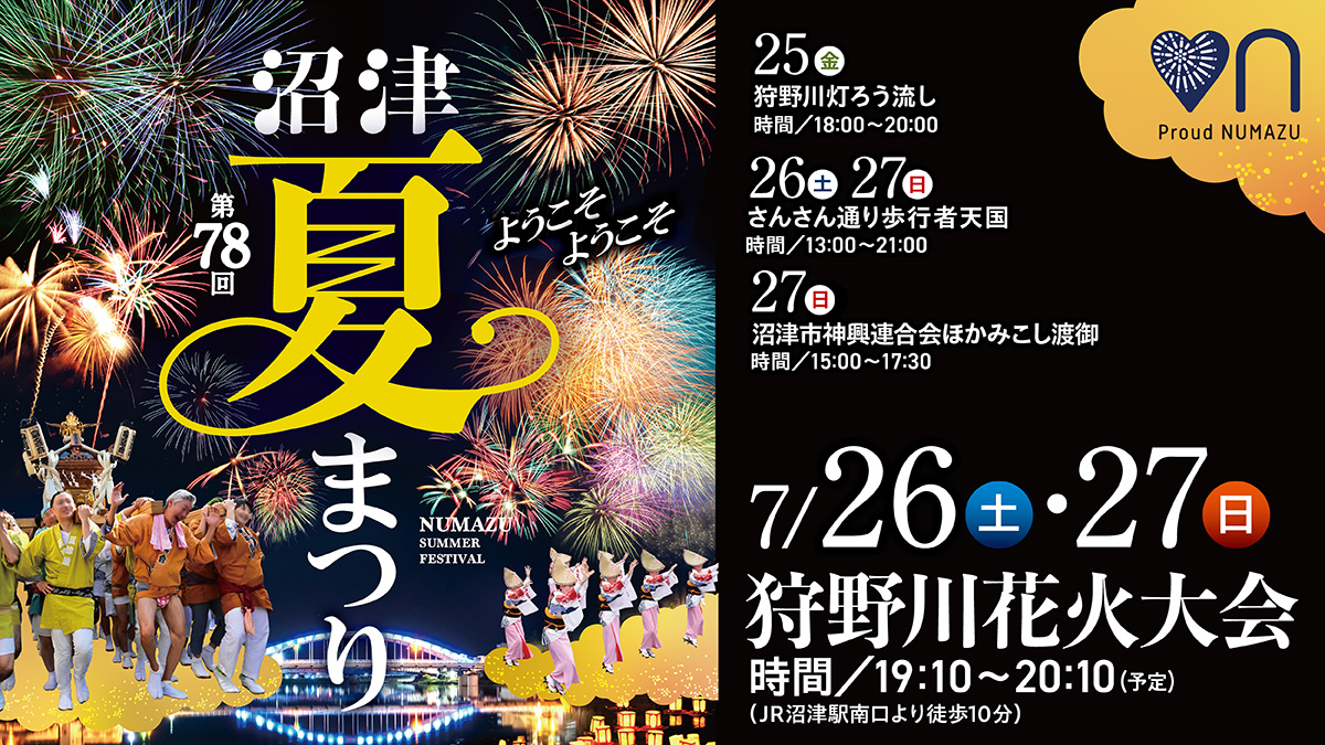 第78回沼津夏まつり・狩野川花火大会