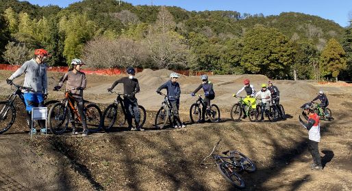 マウンテンバイク体験イベントの様子