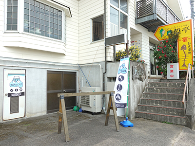 メゾンドメール貝殻亭 サイクルラック設置スペース