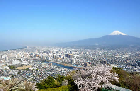 香貫山からの眺め　沼津市街