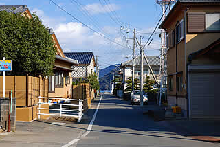 西浦木負の町並み