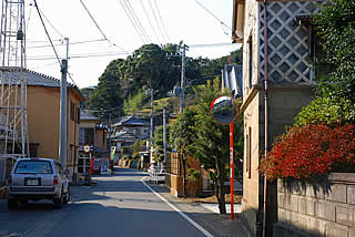 西浦木負の町並み