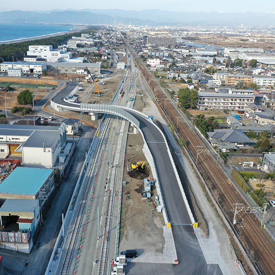 新貨物ターミナルの整備状況をYouTubeで公開しました