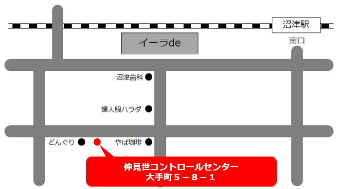 コントロールセンター　地図