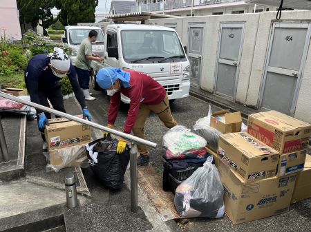 ボランティア活動の様子