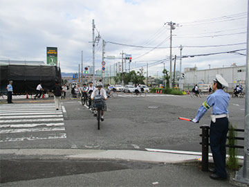 自転車マナー向上の活動