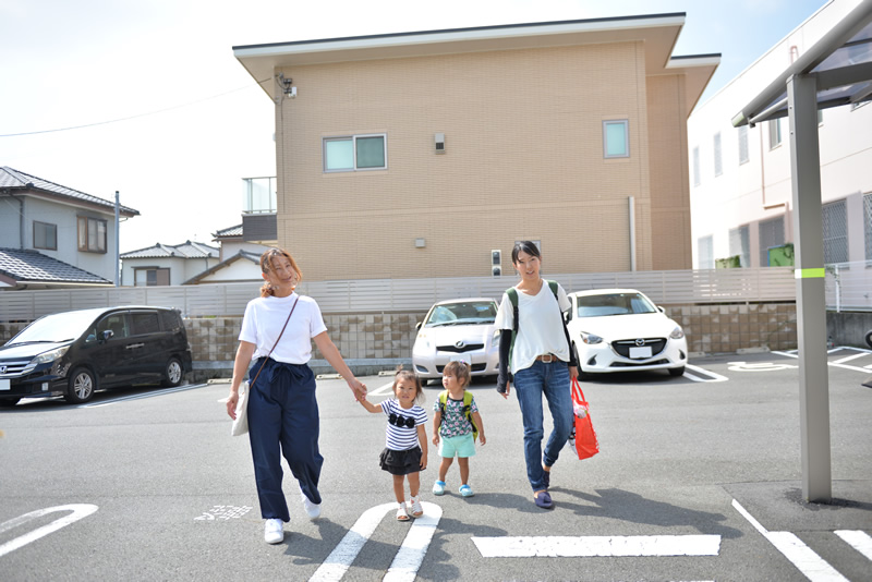 駐車場の様子