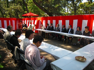 野点の様子