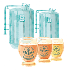 ビール　イラスト