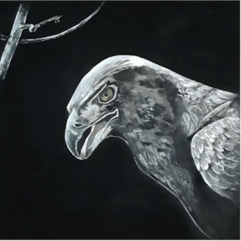 萩原良一氏の絵画【Cliff】