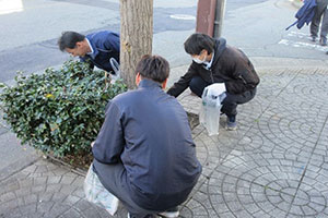 清掃の様子