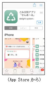 インストール画面（AppStoreから）