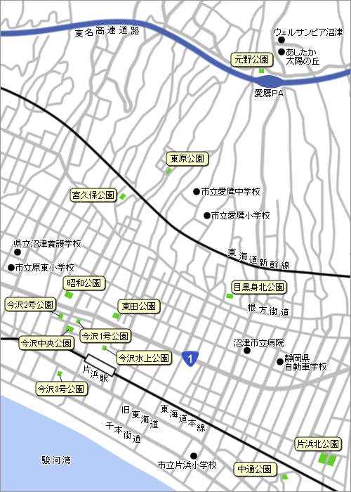 片浜・今沢・愛鷹地区