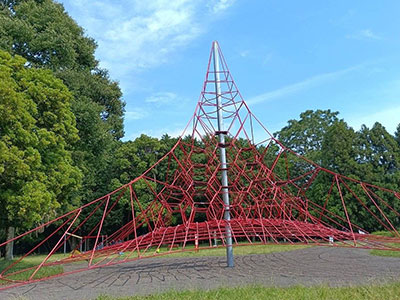 愛鷹運動公園　ロープ遊具