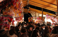 高尾山古墳と祭典（高尾山祭典）