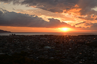 香貫山広陵台から望む夕景