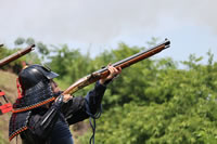 北条水軍まつり火縄銃演武