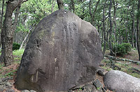 若山牧水歌碑（アップ）