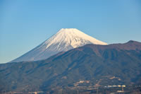 愛鷹山と富士山