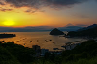 発端丈山さんからの富士山