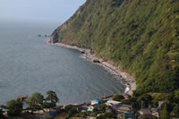 井田の海岸線