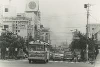 駅前通り（昭和40年頃）