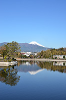 門池逆さ富士