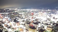 あゆみ橋から北西向き（夜景）