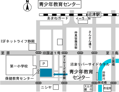 青少年教育センター案内図