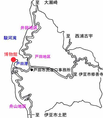 造船郷土資料博物館案内図