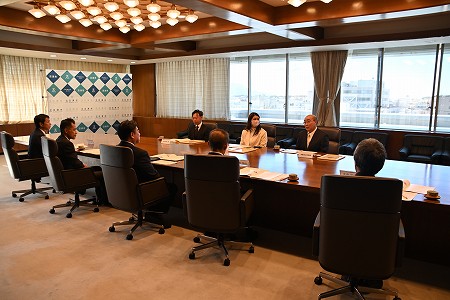 沼津市男女共同参画推進事業所認定式の様子