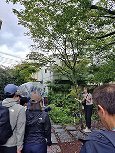 三島市内見学の様子