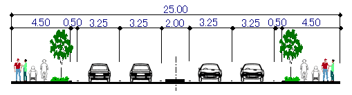 沼津南一色線横断図