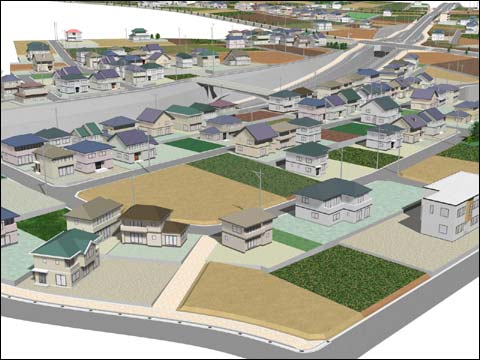 事業区域西側エリアの拡大図