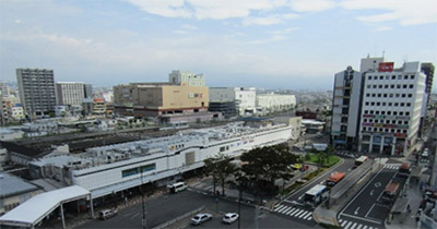 沼津駅南第二地区土地区画整理事業　沼津駅南口ロータリー周辺