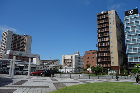 沼津駅北口ロータリー付近