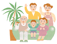 家族のイラスト