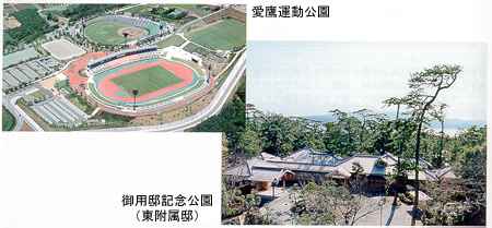 愛鷹運動公園、御用邸記念公園（東附属邸）