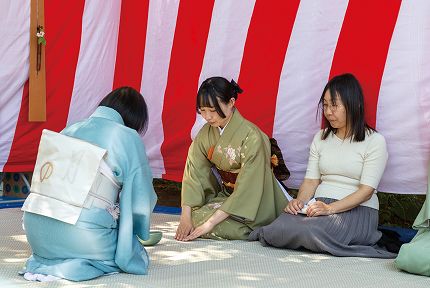 ぬまづ茶会の様子