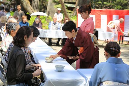 ぬまづ茶会に参加されたみなさん