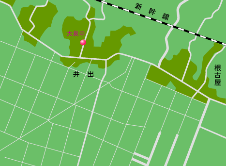 大泉寺　地図