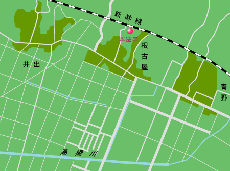 本法寺　地図