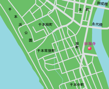 妙海寺 地図