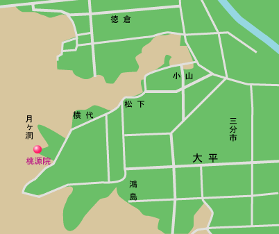 桃源院 地図