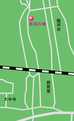 長塚古墳　地図