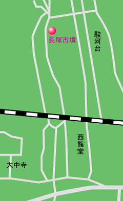 長塚古墳 地図