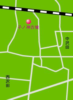 子ノ神古墳　地図